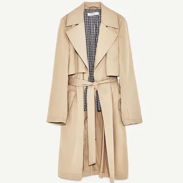Zara trench mantil-100%lyocell