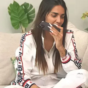 FENDI sampanj duks (100% pamuk)-Original