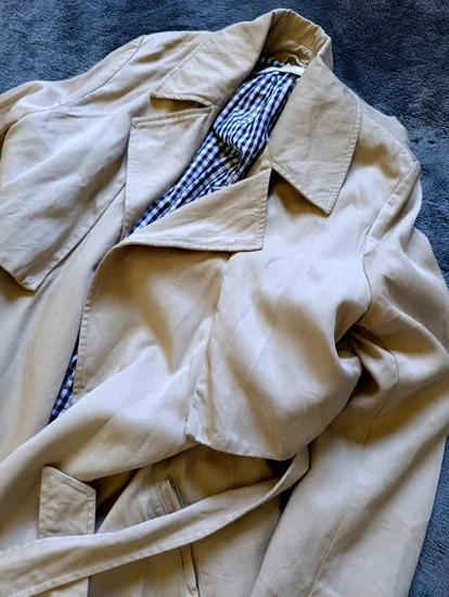 Zara trench mantil-100%lyocell