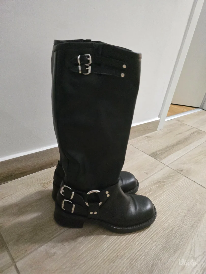 Kožne kaubojske čizme 38