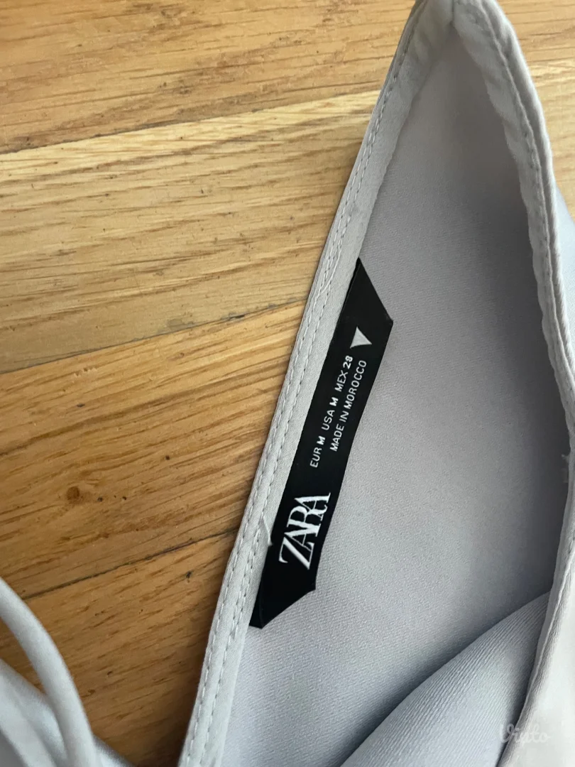 Zara duga satenska haljina