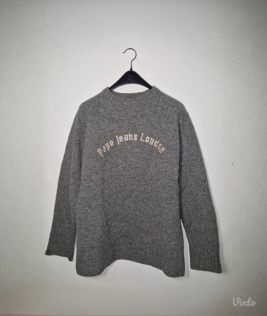 Pepe jeans džemper od 100% vune