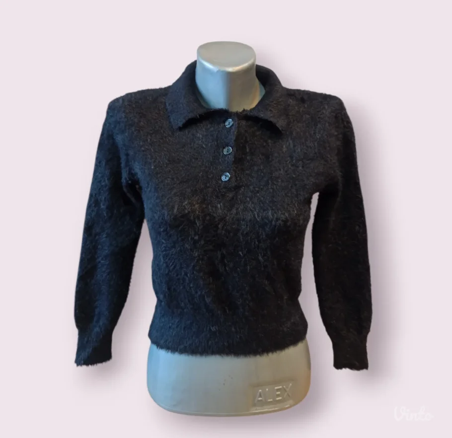 Zara krzneni džemper