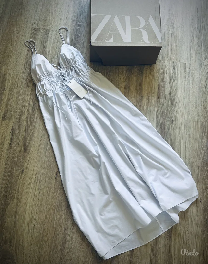 Zara duga haljina otvorenih ledja/L-XL/NOVO