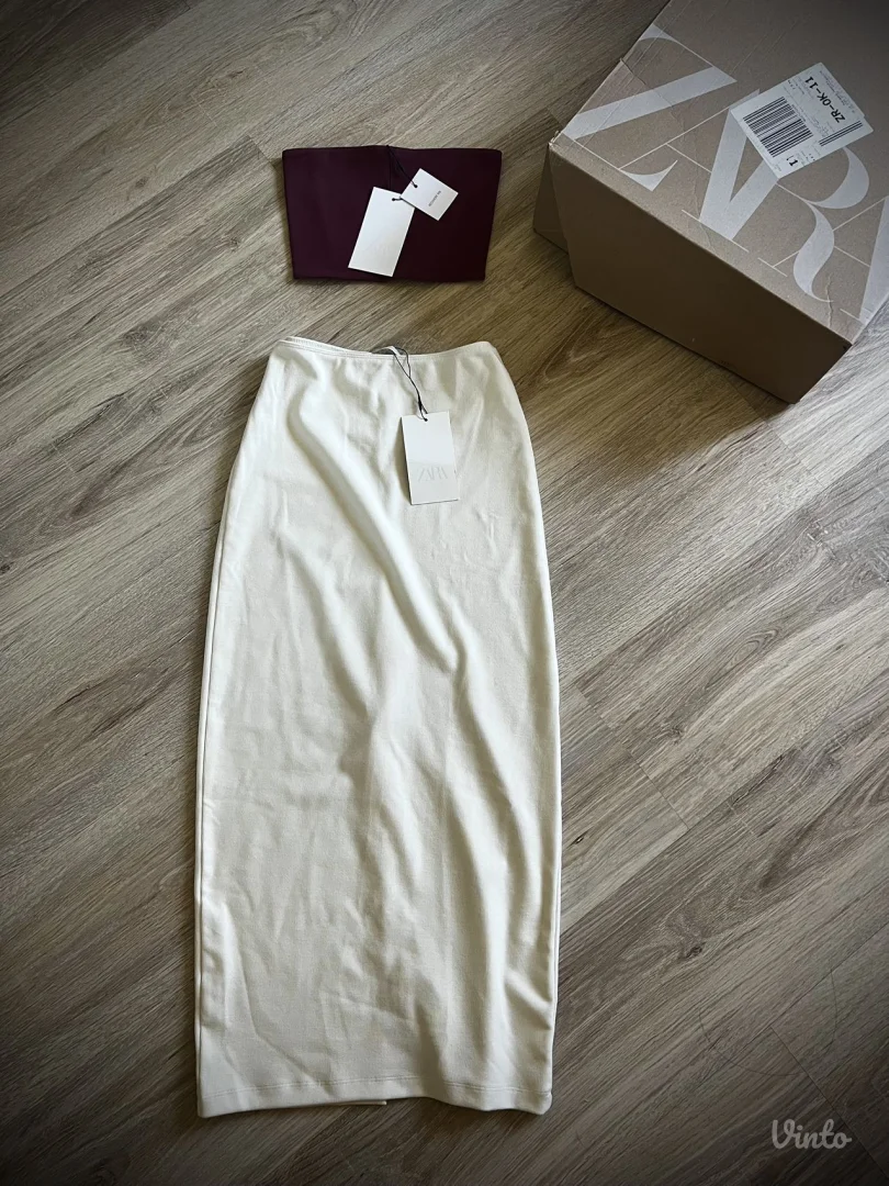 Zara komplet/sirena suknja I top/NOVO
