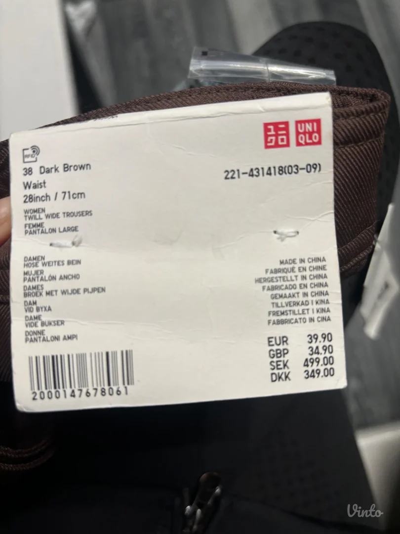 Uniqlo U (Lemaire) pantalone SA ETIKETOM