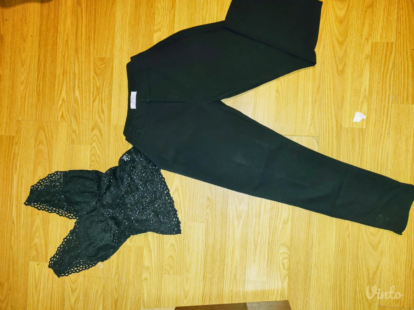 Bershka cigarete pantalone+bluza