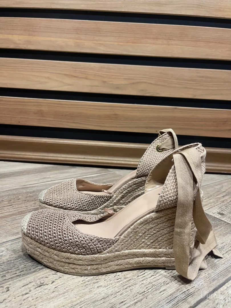 Zara Bež Espadrile na Stiklu