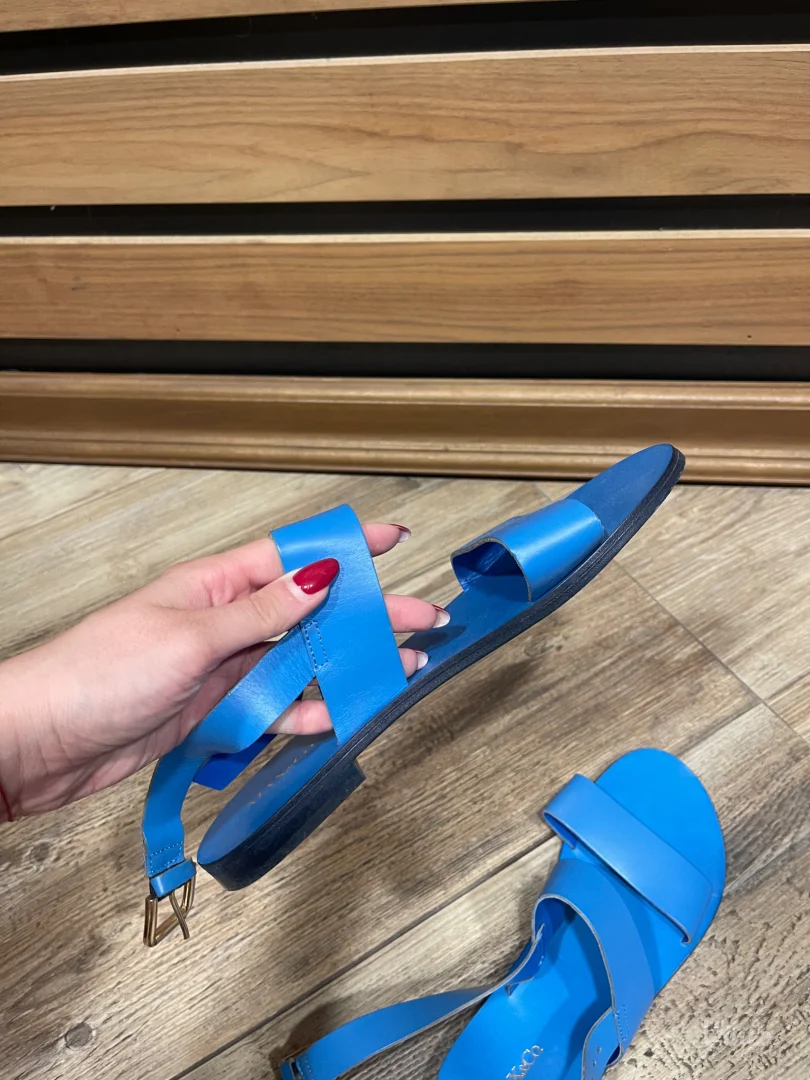 Max&Co Sandale- Kožne Plave