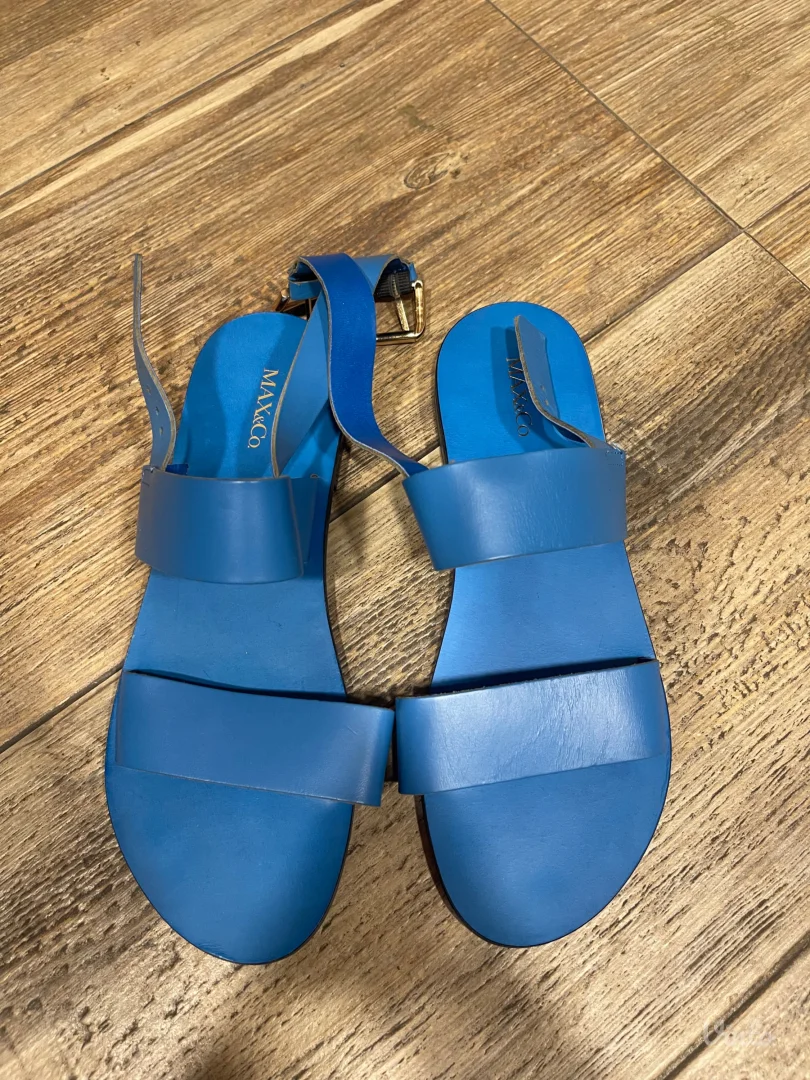 Max&Co Sandale- Kožne Plave