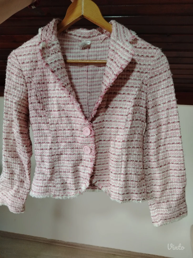 Dečiji roze sako od tvida Target (Vel. 14)