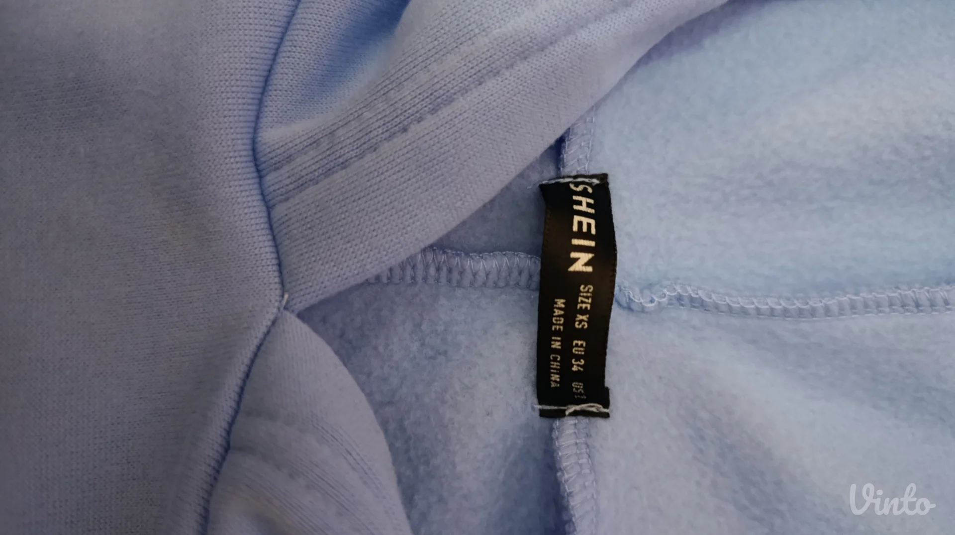 Plavi ženski kratak duks