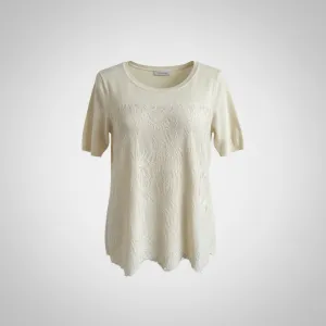 Calvin Klein bela bluza sa cipkom