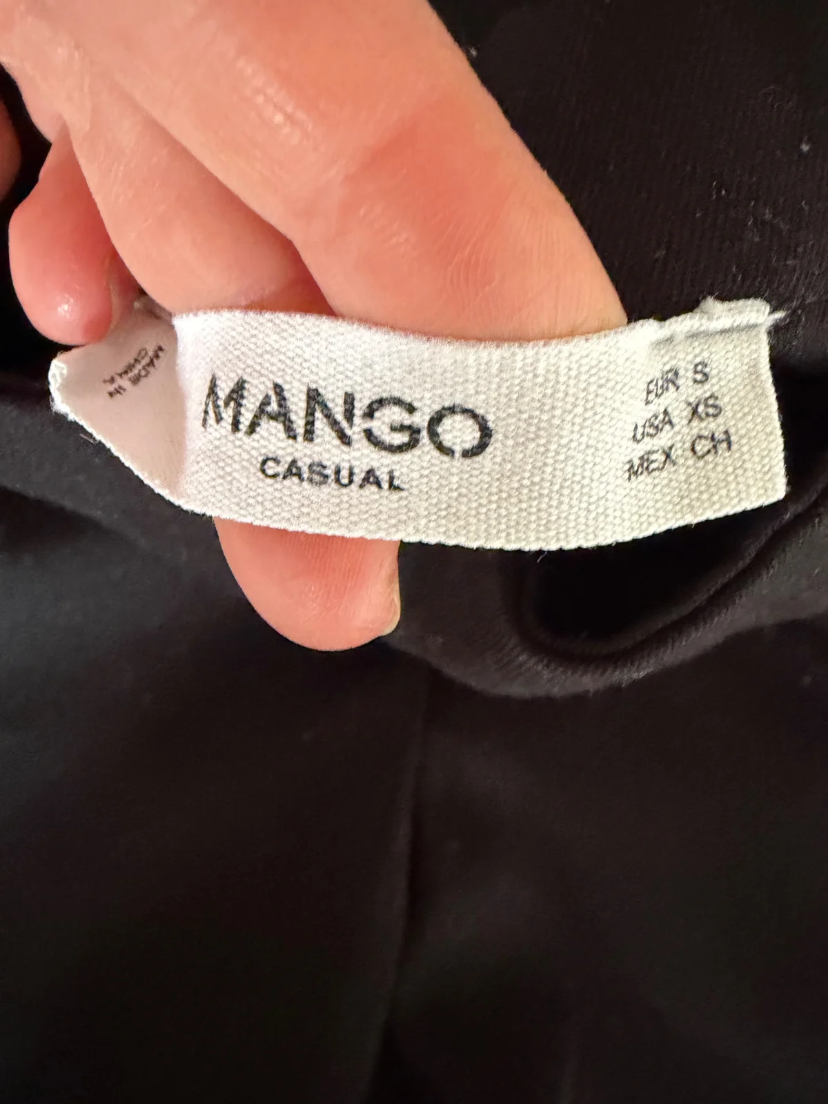 Mango crne pantalone
