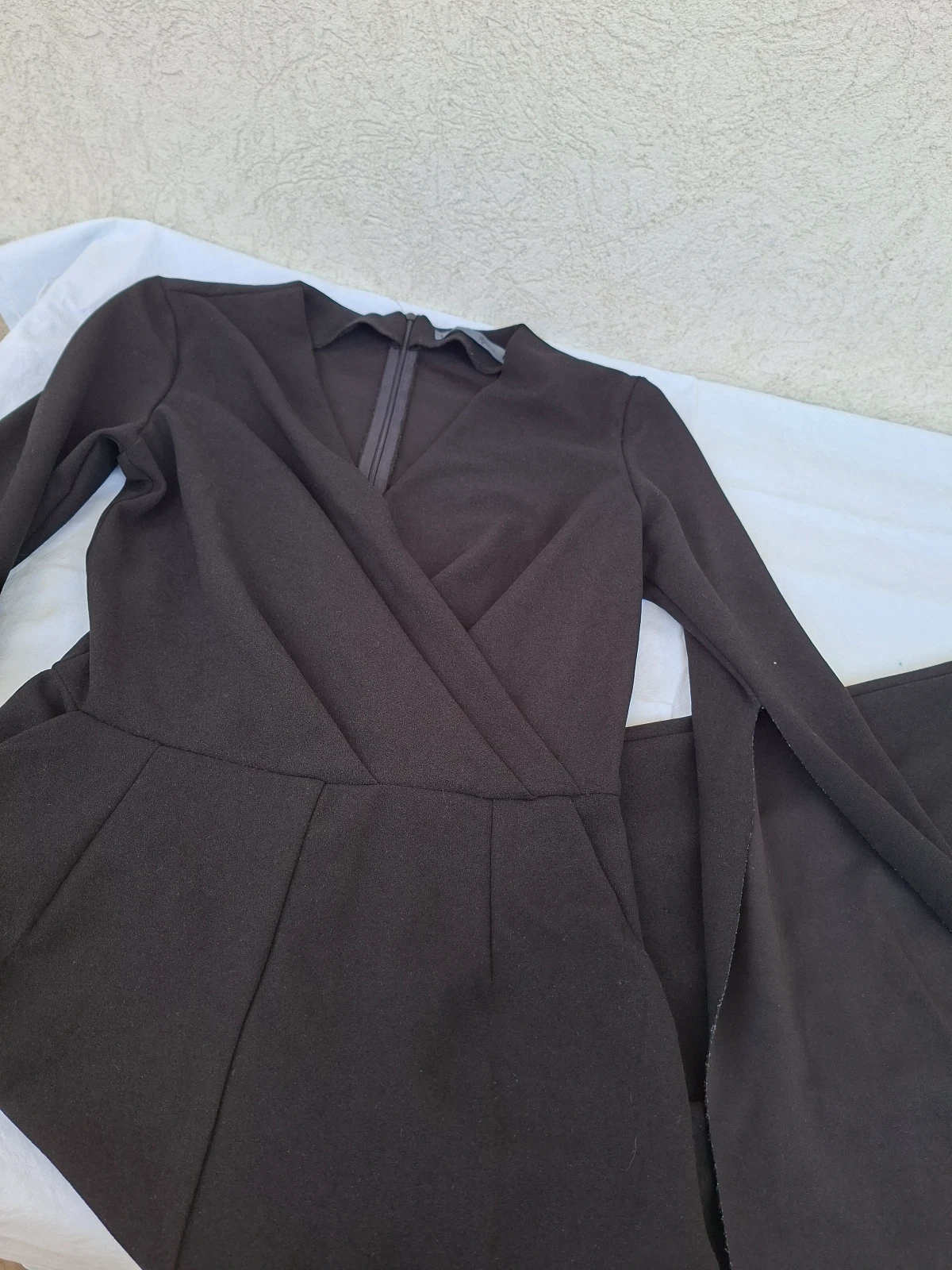 PS fashion crni elegantni kombinezon