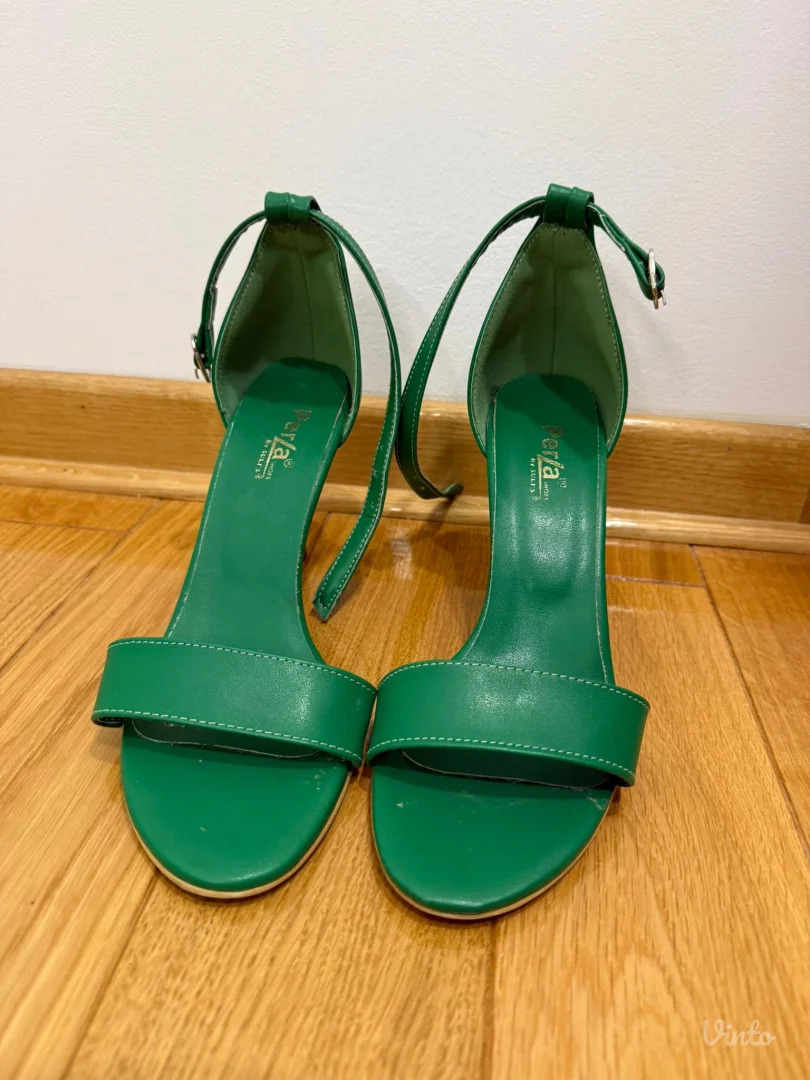 Zelene otvorene štikle