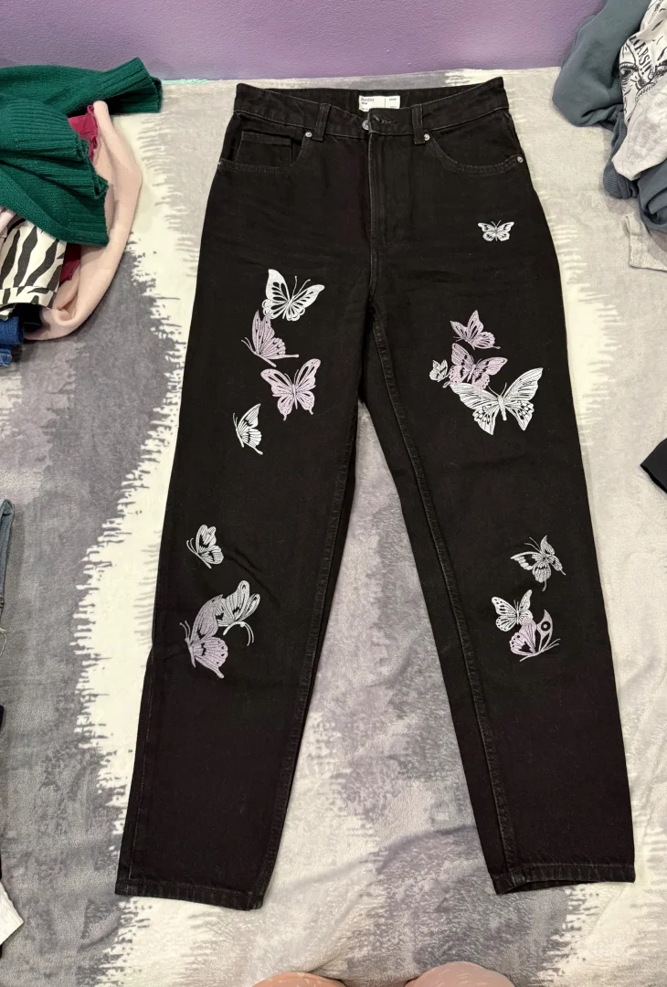 Bershka farmerke leptir