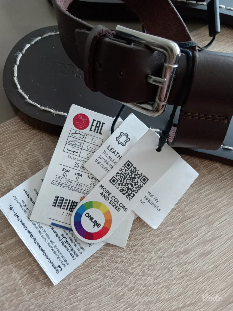 Kožne sandale.Pull&Bear.Novo!