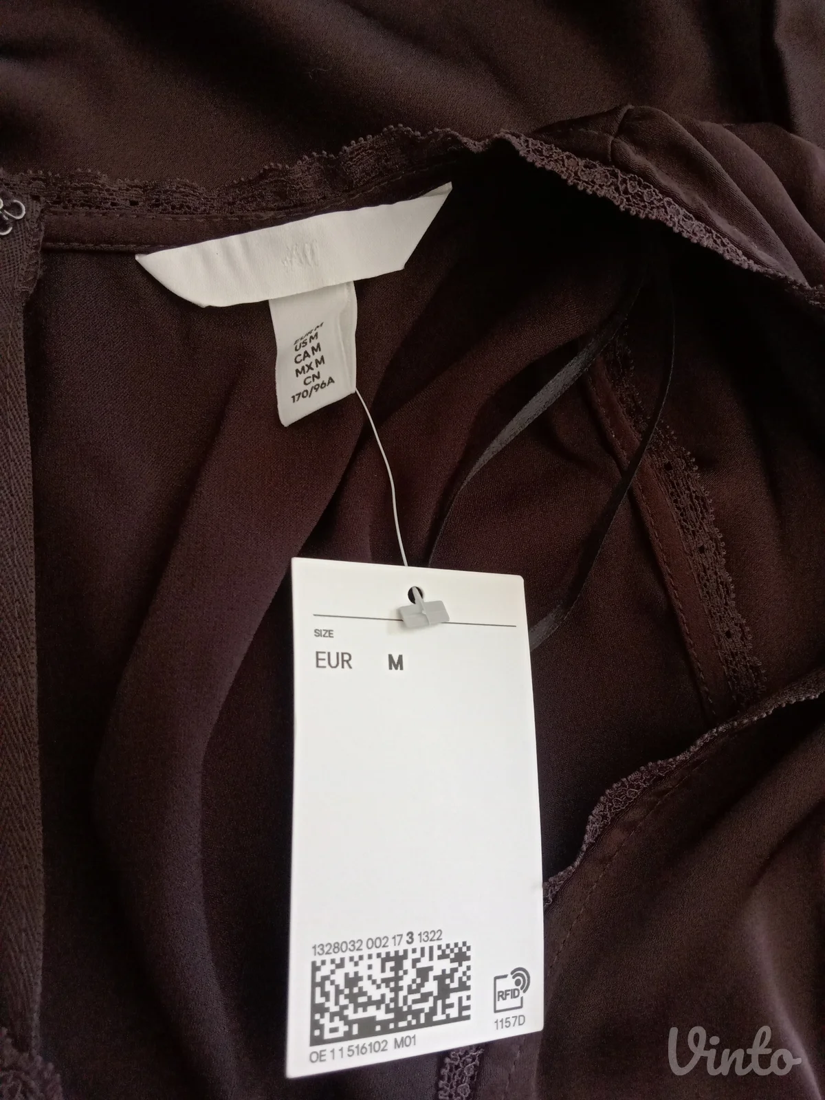 Satenska romantična haljina.H&M.Novo!