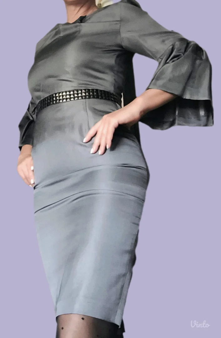 Nova svečana siva haljina