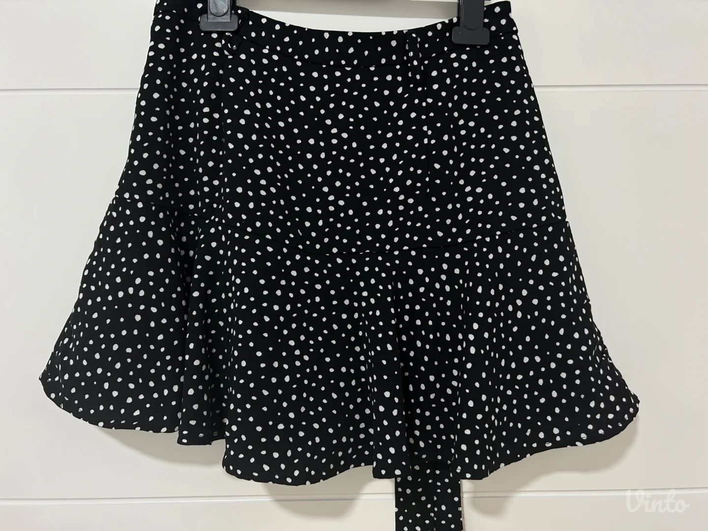 Stradivarius polka dot skirt