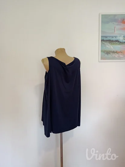 Teget bluza sa otvorenim ramenima