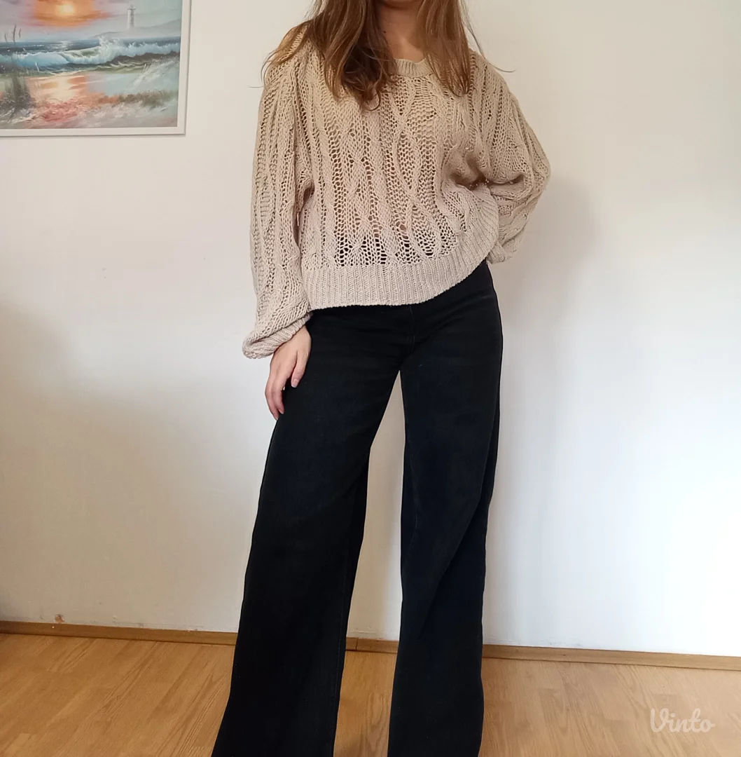 Braon končani džemper