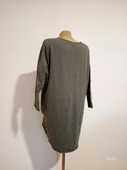 Zelena haljina sa biserima