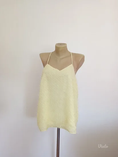 Žuta bluza sa sjajem