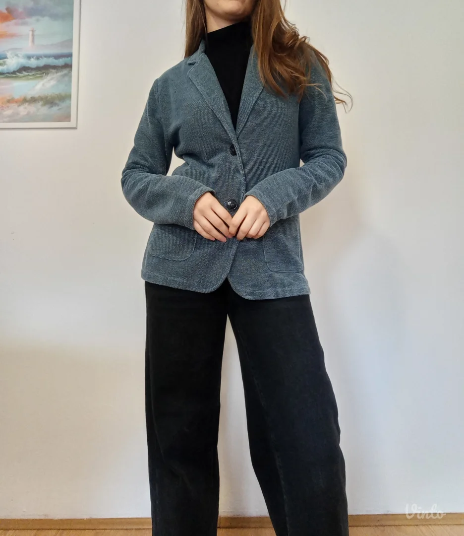 Zeleni pamučni sako