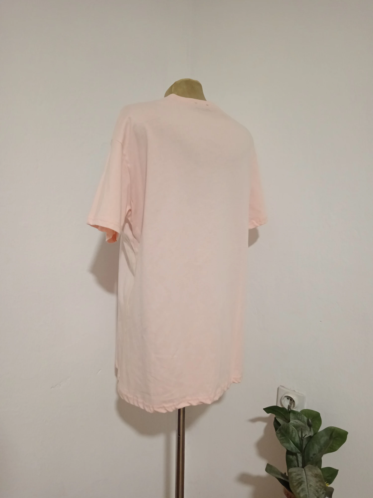 Roze pamučna bluza