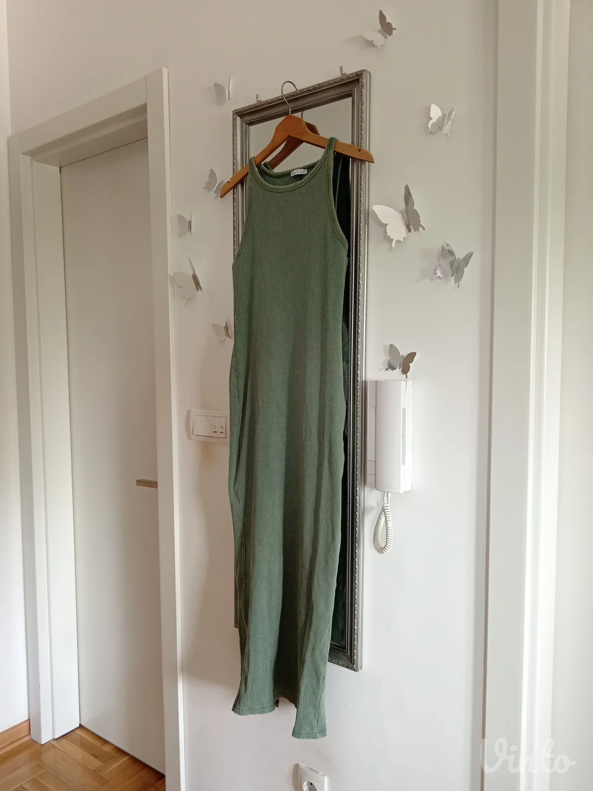 Bershka zelena haljina