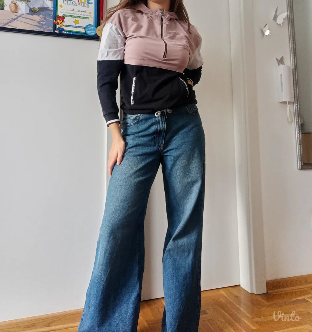 Pamučni šareni duks