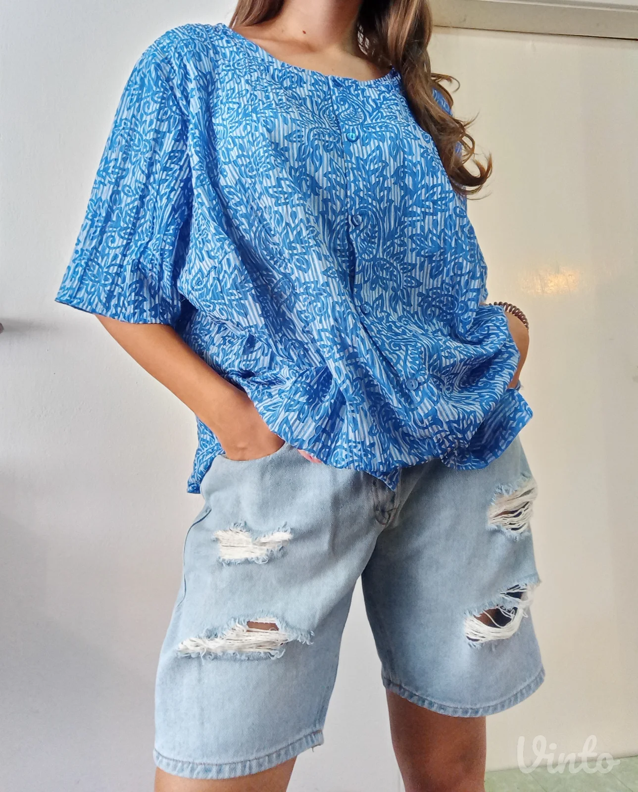 Predivna plava bluza