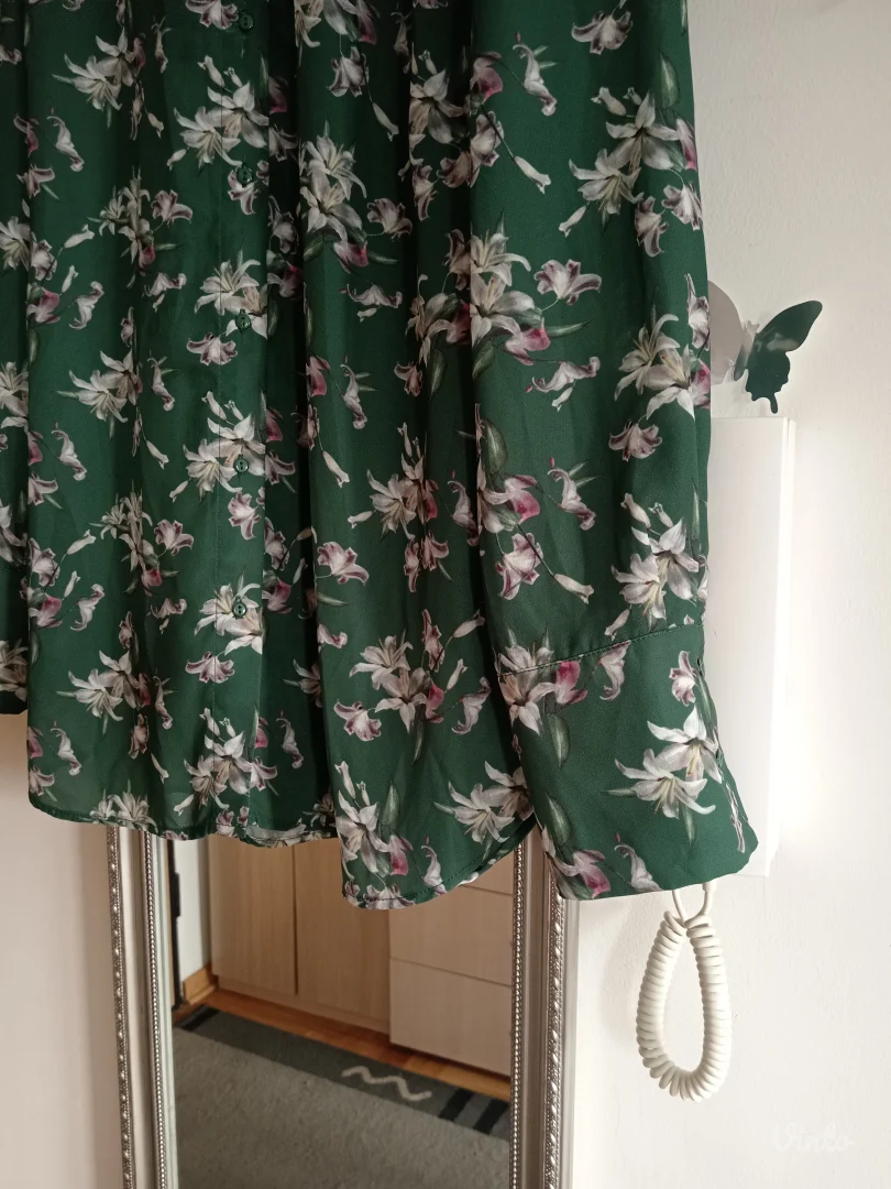 Zelena košulja sa šarom