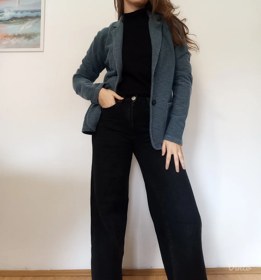 Zeleni pamučni sako