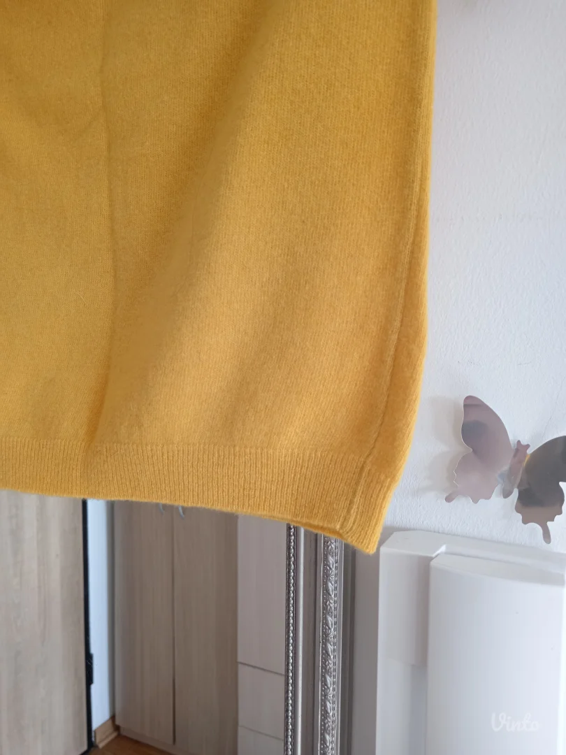 Žuta suknja za jesen zimu