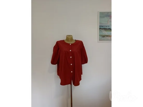 Braon bluza Boho stil
