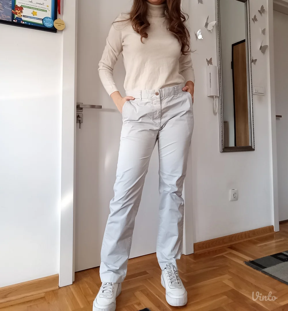 Pamučne pantalone sa elastinom