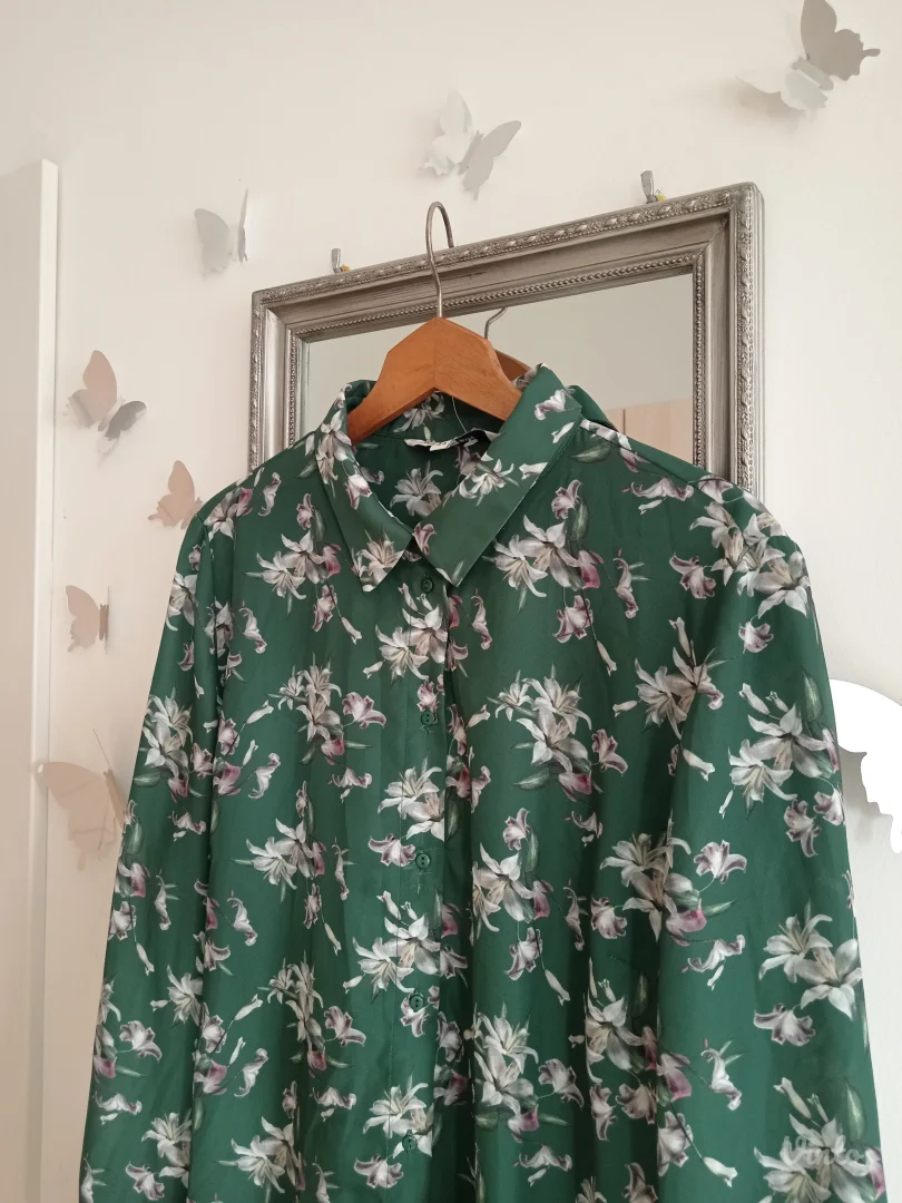 Zelena košulja sa šarom