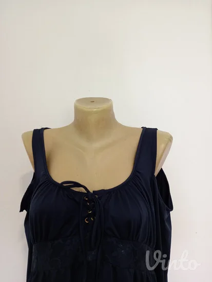 Teget bluza sa otvorenim ramenima