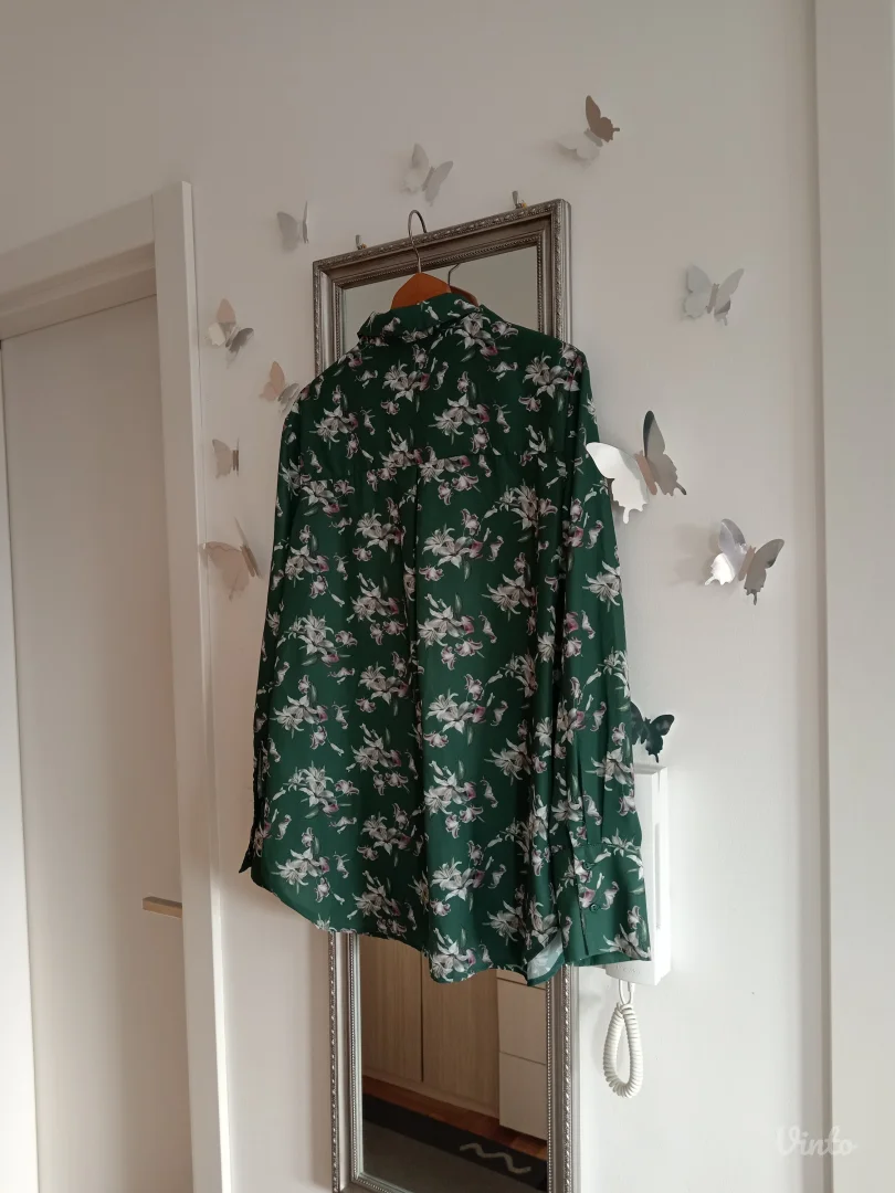 Zelena košulja sa šarom