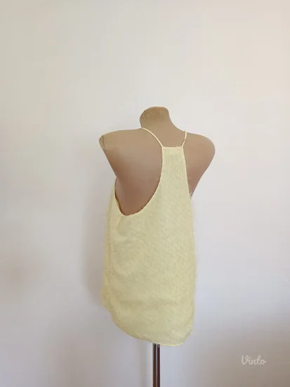 Žuta bluza sa sjajem