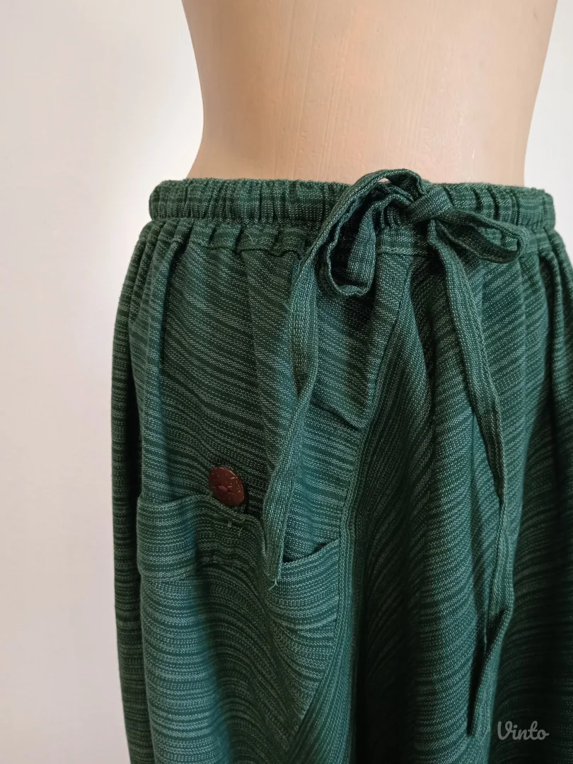 Pamučne zelene šalvare