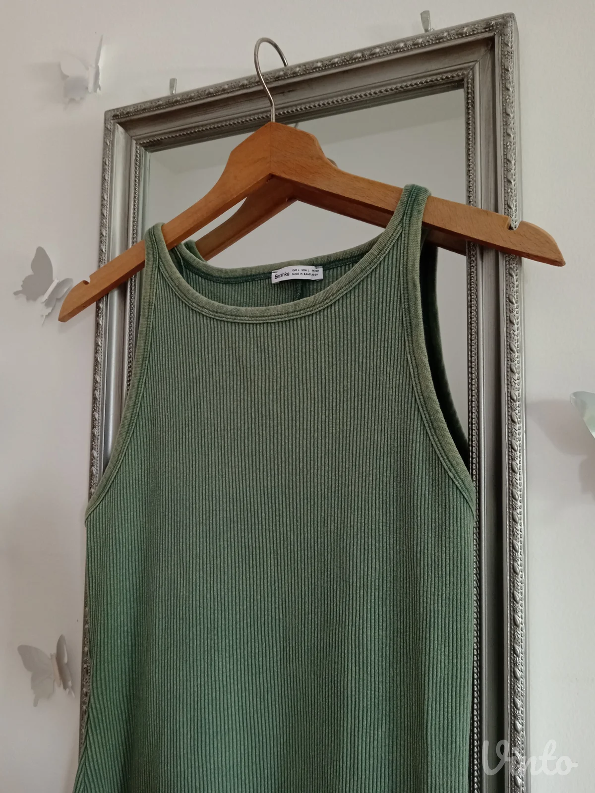 Bershka zelena haljina