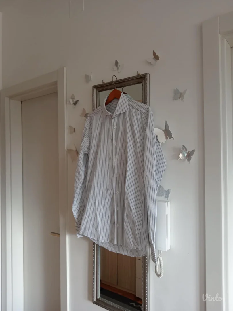 Pamučna strukirana košulja