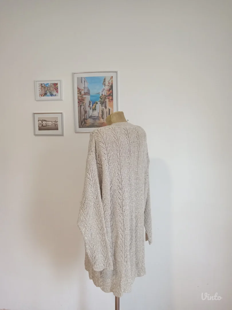 Duži pamučni džemper tunika