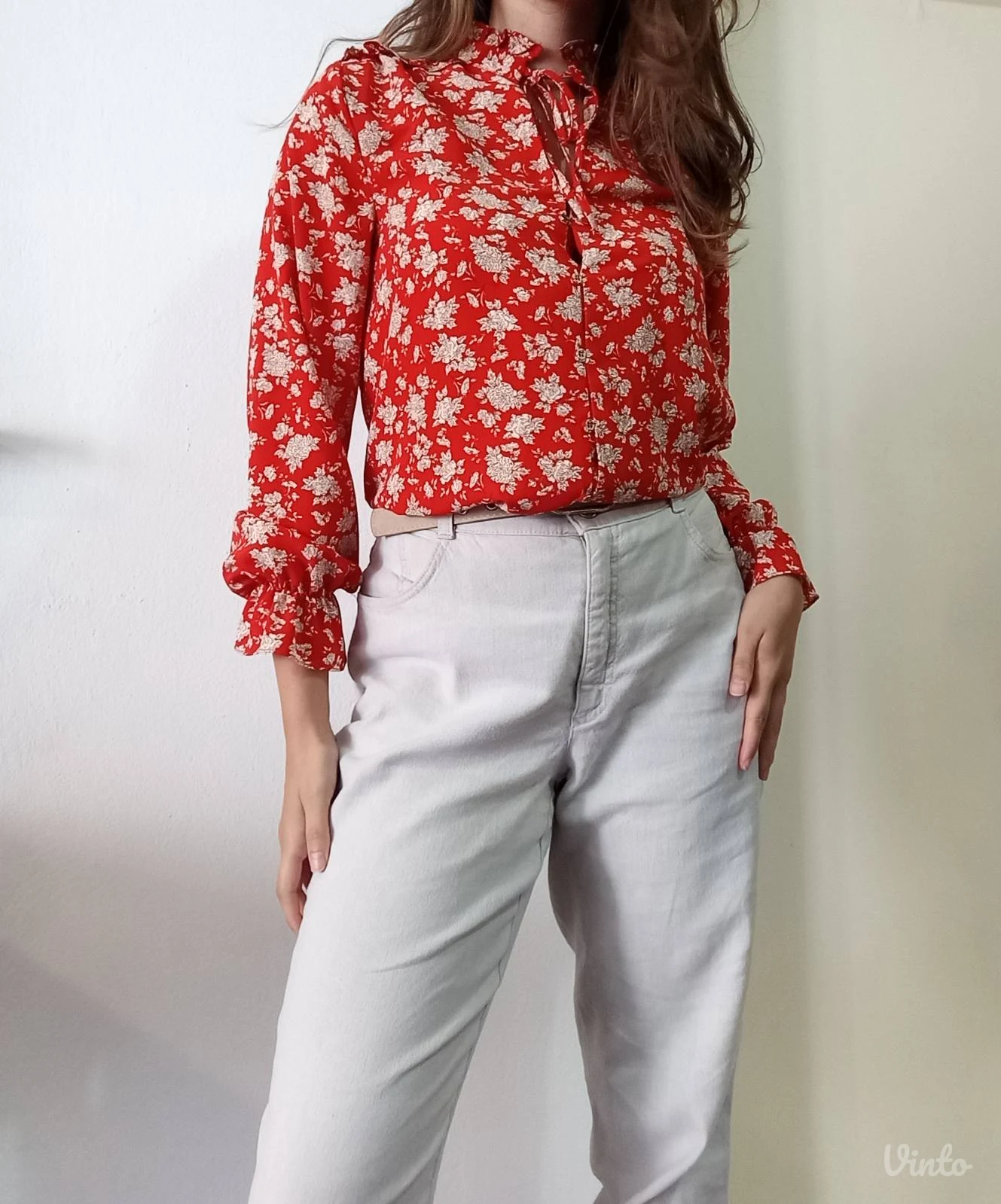 Zara predivna cvetna bluza