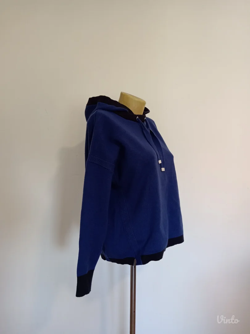 Teget duks bluza sa kapuljačom