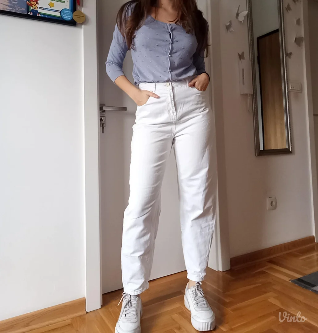 Plavi tanji džemper